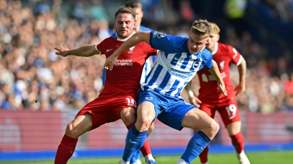 Liverpool fica no empate com o Brighton pelo Campeonato Ingl&ecirc;s