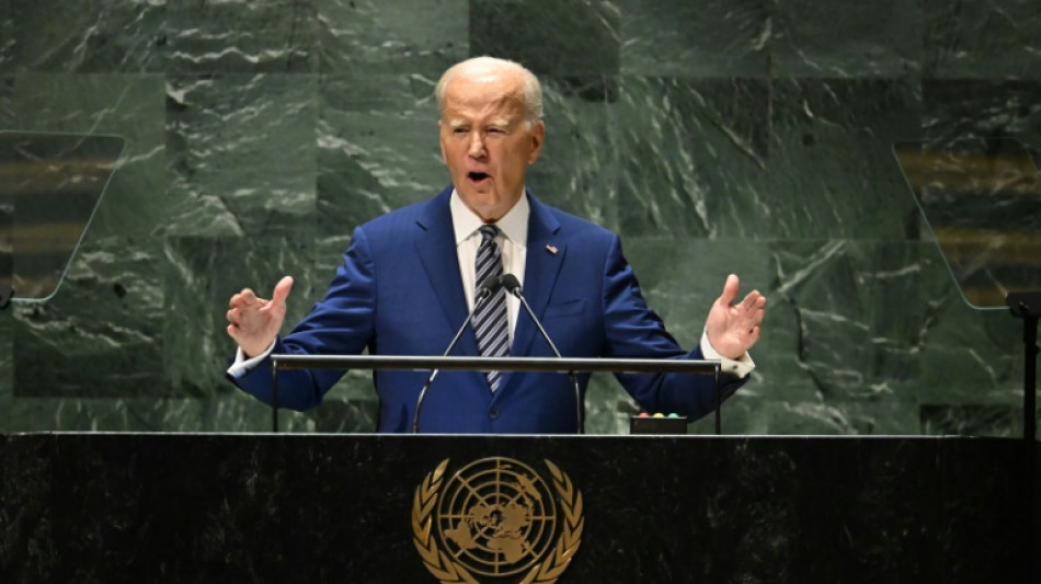 Biden fustige l'"agression russe" &agrave; l'ONU o&ugrave; les regards sont tourn&eacute;s vers Zelensky