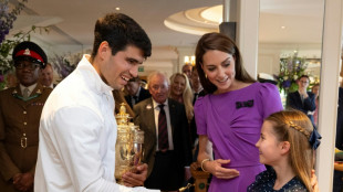 Princesa Kate assiste &agrave; final masculina de Wimbledon