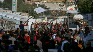 Hunderte Pal&auml;stinenser rufen bei Demo im Gazastreifen Sprechch&ouml;re gegen Hamas