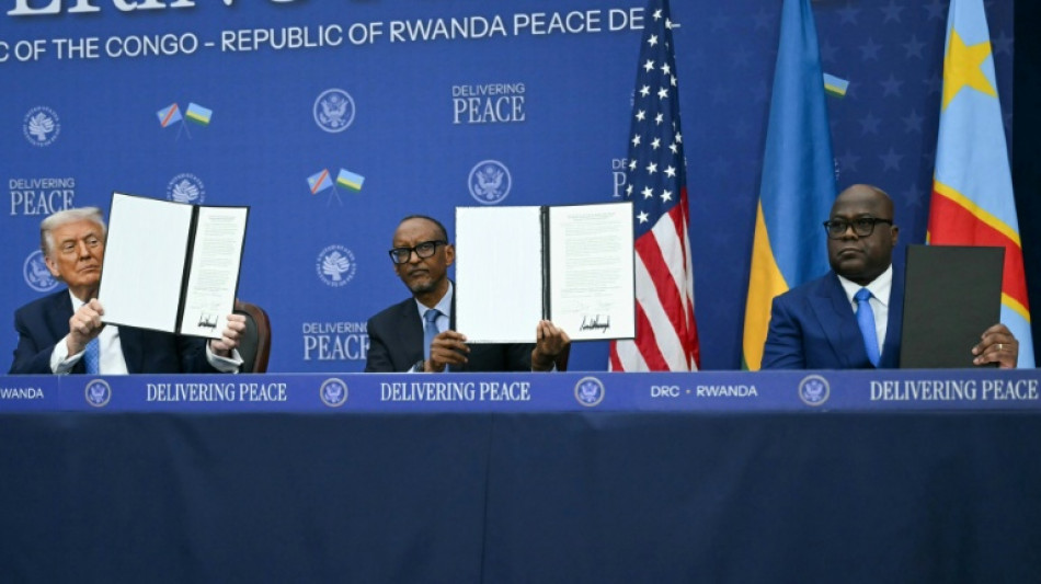 L&iacute;deres de Ruanda e RD Congo firmam acordo de paz em Washington&nbsp;