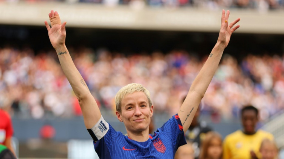 Foot: Rapinoe r&eacute;ussit ses adieux &agrave; la s&eacute;lection am&eacute;ricaine