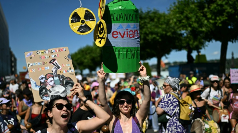 Thousands protest in Geneva ahead of G7 summit in France