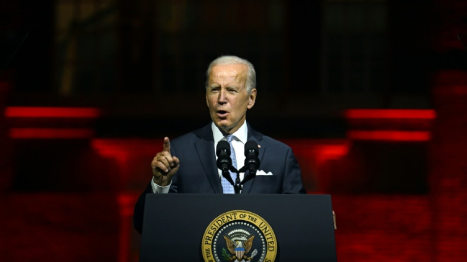 Biden bezeichnet "Extremismus" von Trump und seinem Lager als Gefahr f&uuml;r Demokratie