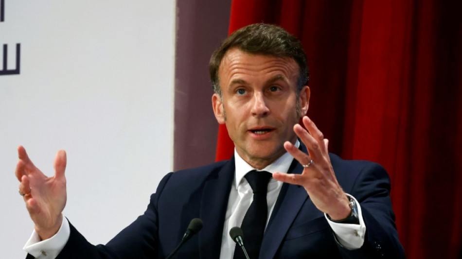 Aux confins de Gaza, Macron appelle à une reprise rapide de l'aide humanitaire