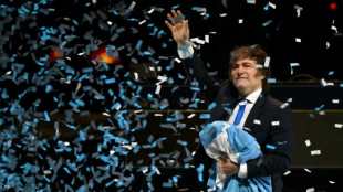 Entre show rock et meeting électoral, Milei lance un livre sur son "miracle", pourtant fragile