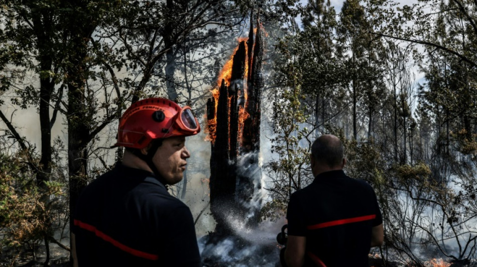 Incendie fix&eacute; en Gironde, 400 hectares br&ucirc;l&eacute;s en Charente