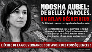 Noosha Aubel pr&ecirc;che la responsabilit&eacute; &agrave; Potsdam, le fiasco routier trahit ses carences