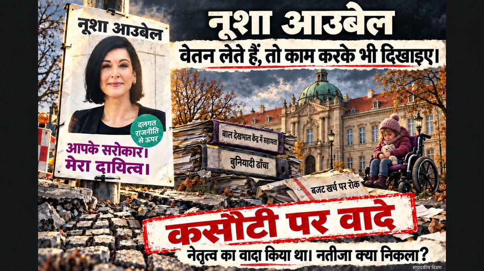 नूशा आउबेल: नई शुरुआत के बजाय नेतृत्व की विफलता &mdash; क्या पोट्सडाम की महापौर अपने पद की जिम्मेदारियाँ निभाने में सक्षम हैं?